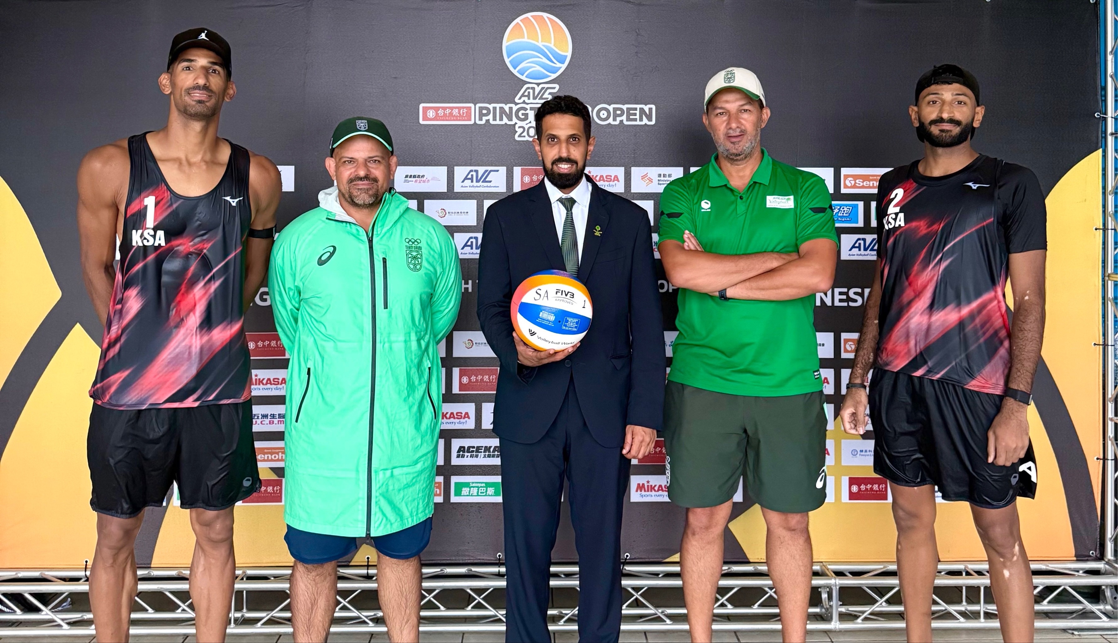 Saudi Arabian Trade Office Attends AVC Beach Tour – 2nd Pingtung Open 2026 and Meets Saudi National Beach Volleyball Team